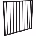 Aluminium Flat Top Gate Black 1200 x 950