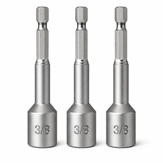 3/8" x 65mm Magnetic Nutsetter 3PK